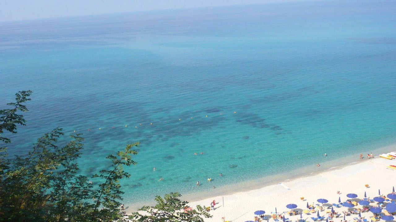 Ausblick zum Strand Aldiana Club Rocca Nettuno Calabria