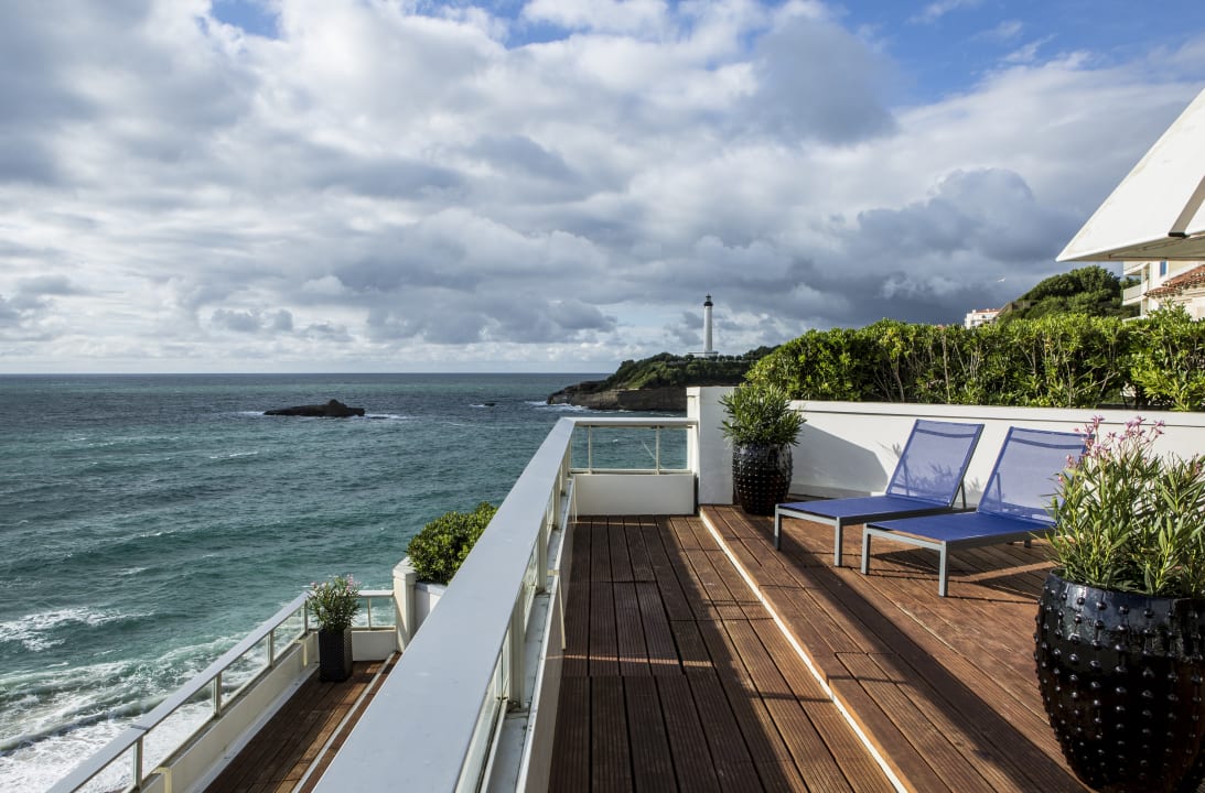 Ausblick Sofitel Biarritz Le Miramar Thalassa Sea & Spa