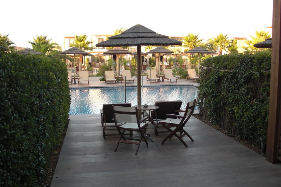 Unsere Terrasse mit direkten Poolzugang TUI BLUE Palazzo del Mare