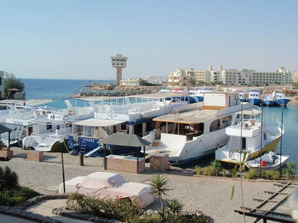 Blick auf den Hafen Arabella Azur Resort