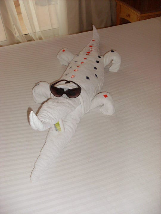 Handtuch-Künste Beach Albatros Resort