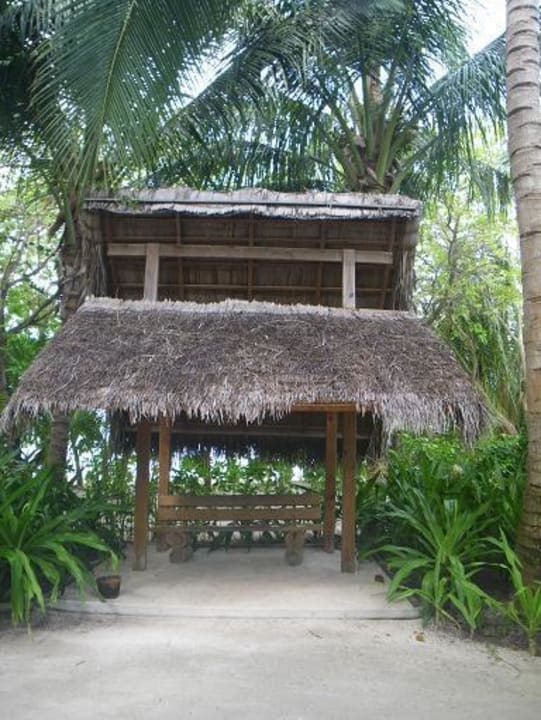 Bushaltestelle Kuramathi Maldives