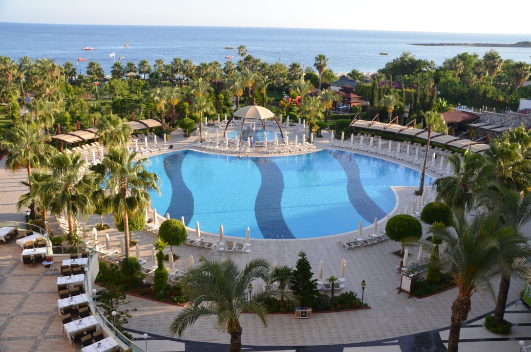 Ausblick aus unserem Hotelzimmer Saphir Resort & Spa