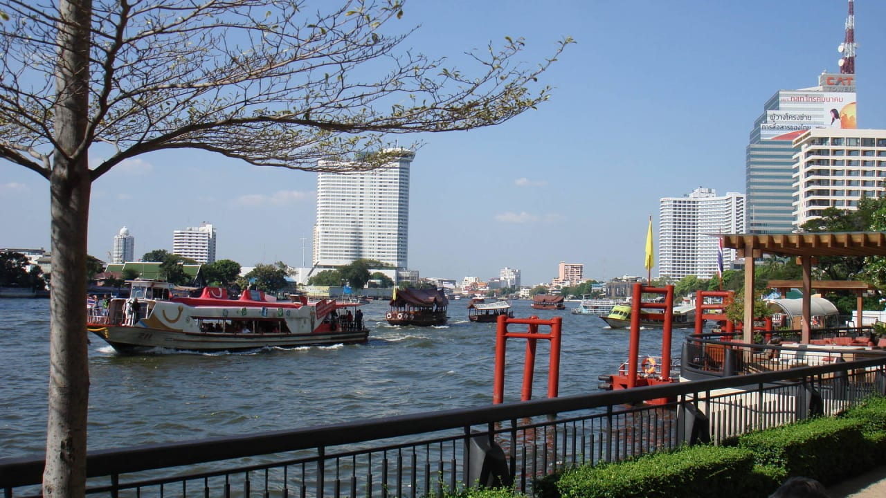 Ausblick vom Pool Shangri-La Hotel, Bangkok