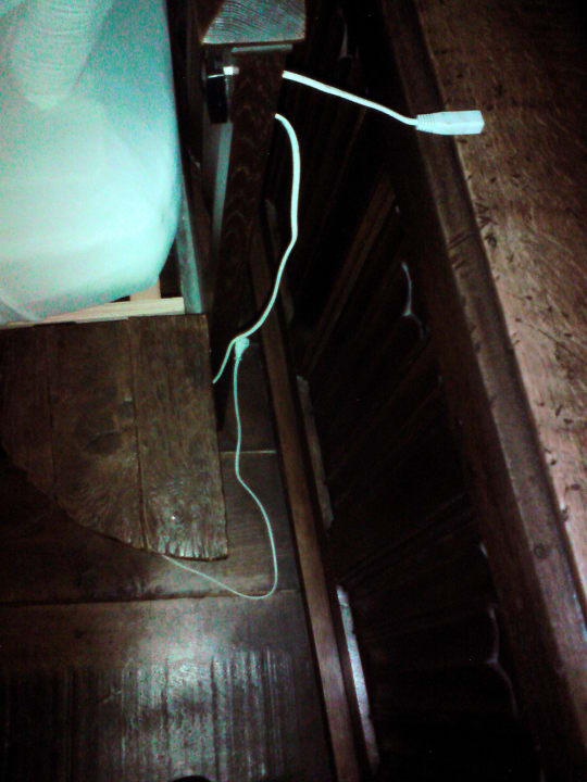 Es war einmal: Bettbeleuchtung Hotel Nuit Blanche