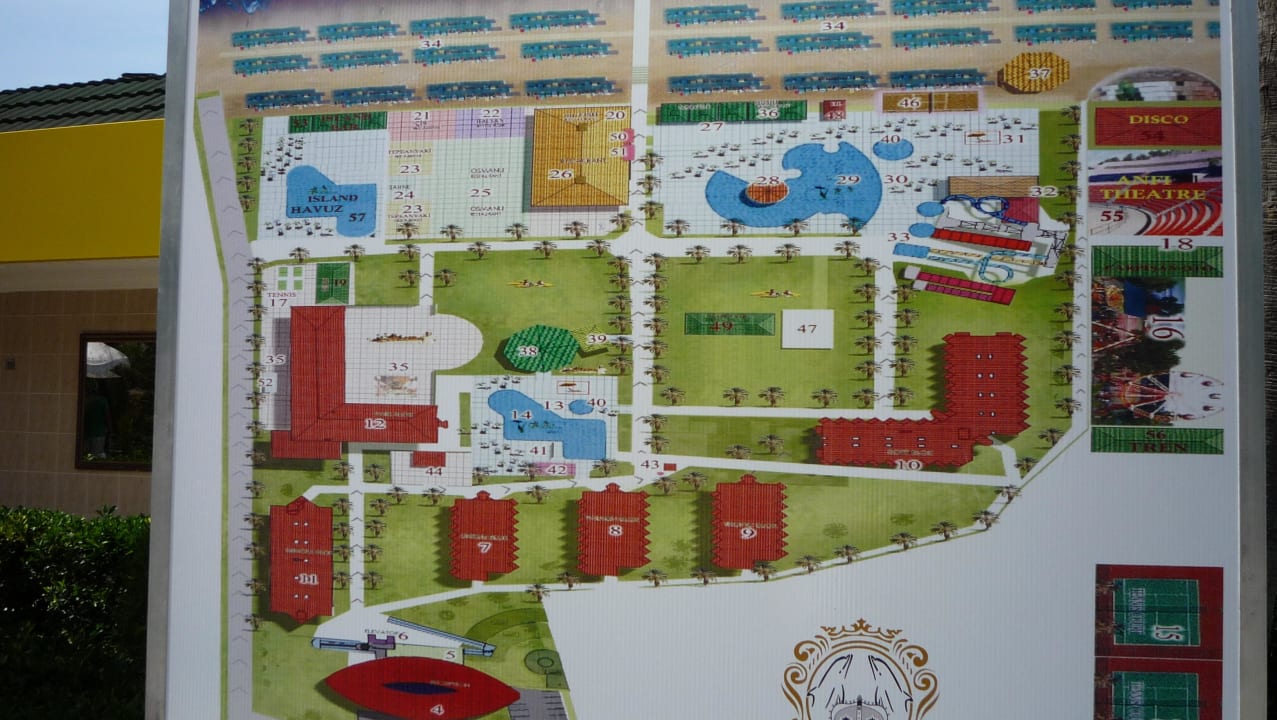 Schemat ośrodka Botanik Hotel & Resort