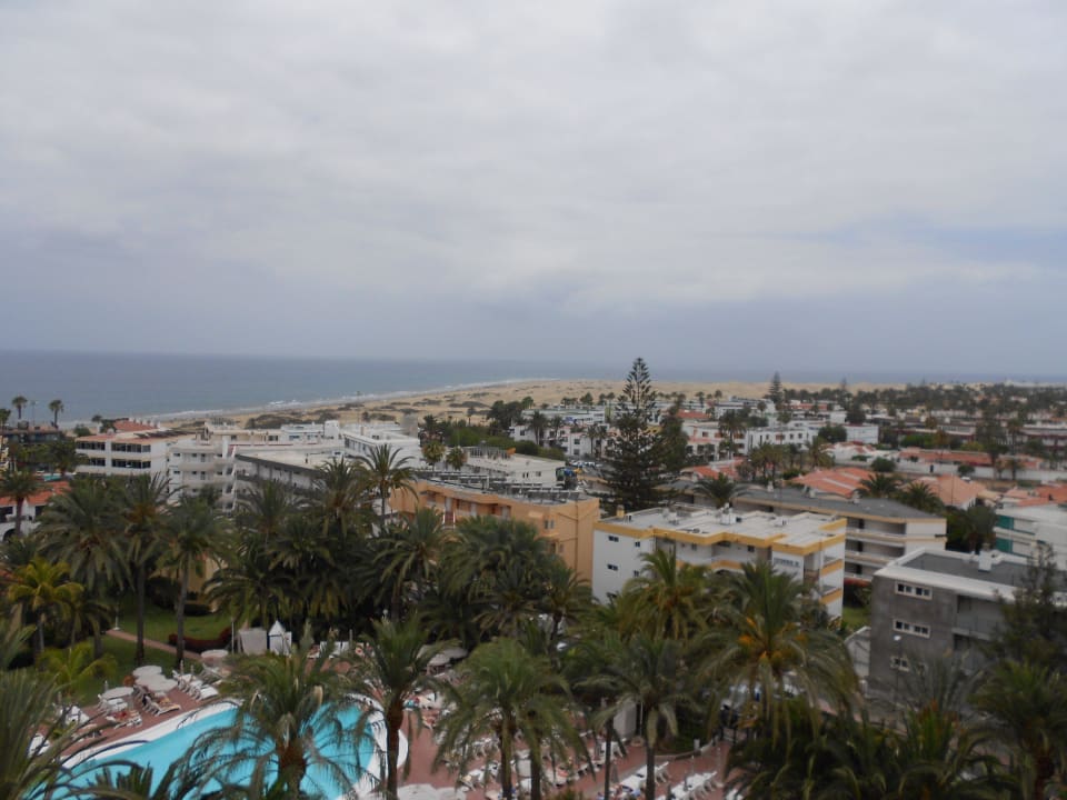 Auf das Meer und den Strand Hotel Riu Palace Palmeras