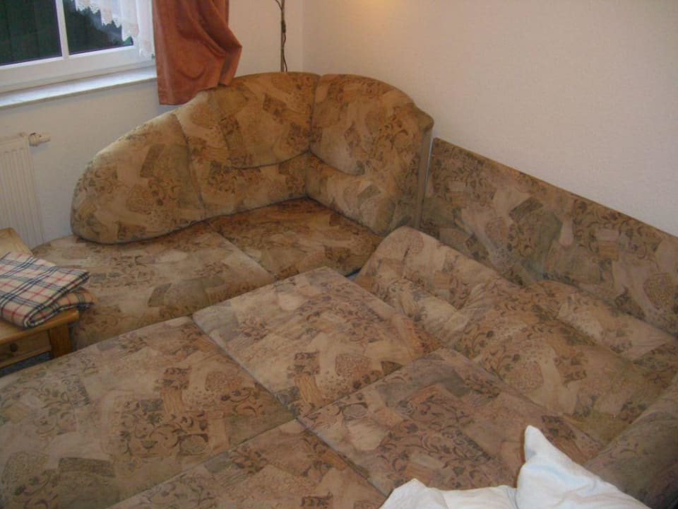 Das Schlafsofa am Abend Ferienanlage Zum Wildbach Schierke
