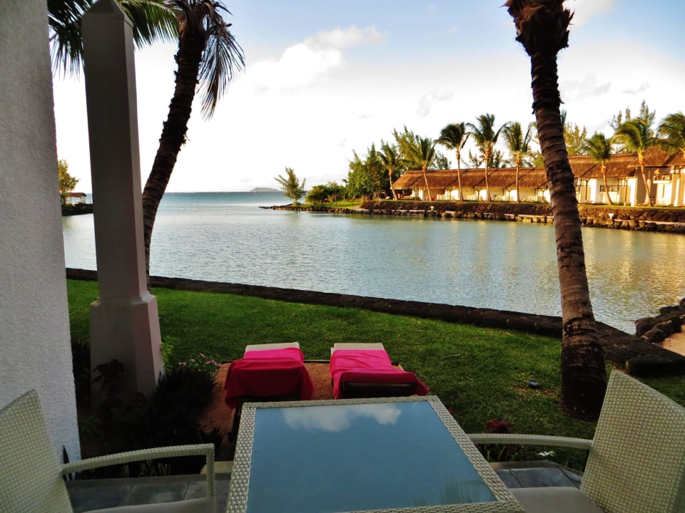 Blick aus unserem Deluxe-Zimmer 1008 LUX* Grand Gaube Resort & Villas