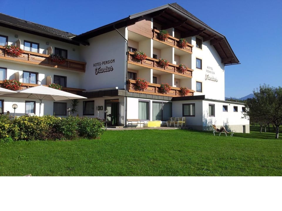 Vom Pool aus Hotel Fantur