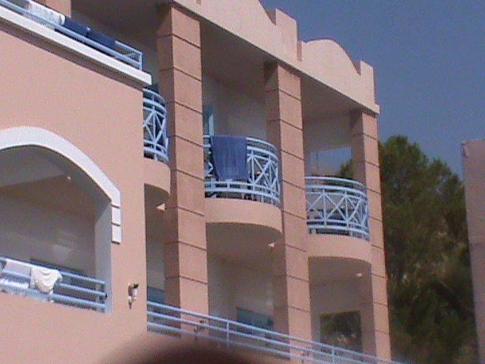 Unser Zimmer ganz rechts Mitsis Rodos Village