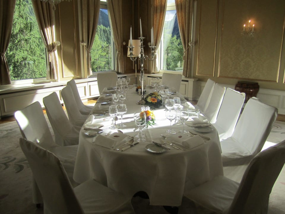 Bankett-Räumlichkeiten Grand Hotel Kronenhof Pontresina