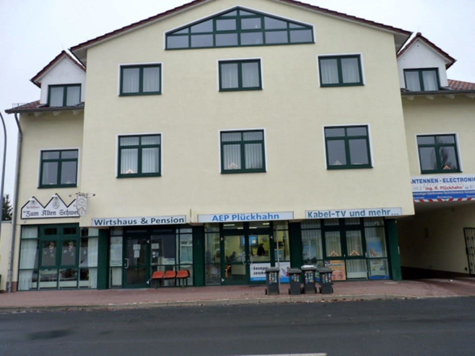 Vorderansicht Pension Zum alten Schweden