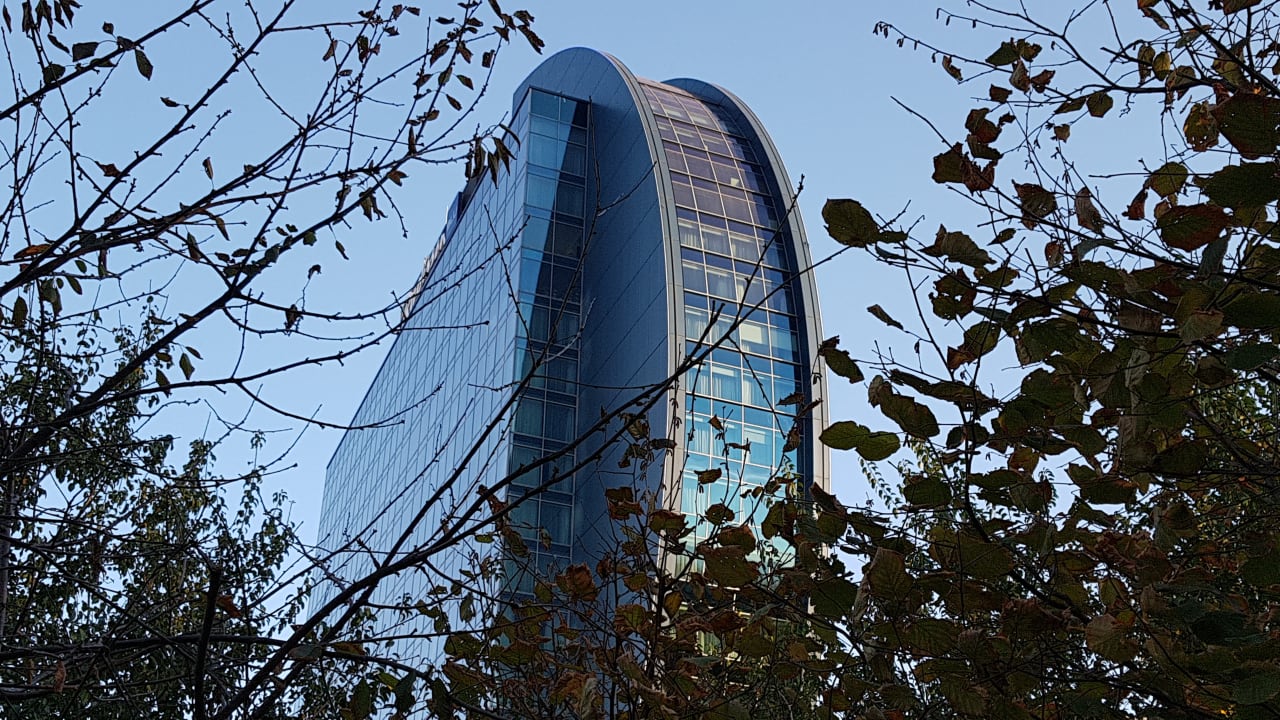 Außenansicht Radisson Blu Hotel Frankfurt