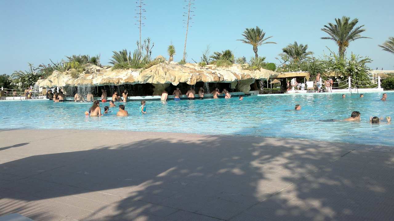 Blick auf die Poolbar Mahdia Beach & Aquapark