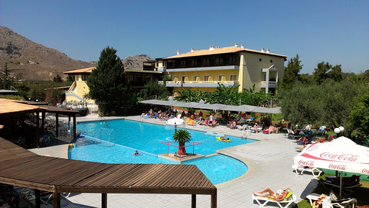 Blick von unserem Balkon Hotel Golden Odyssey