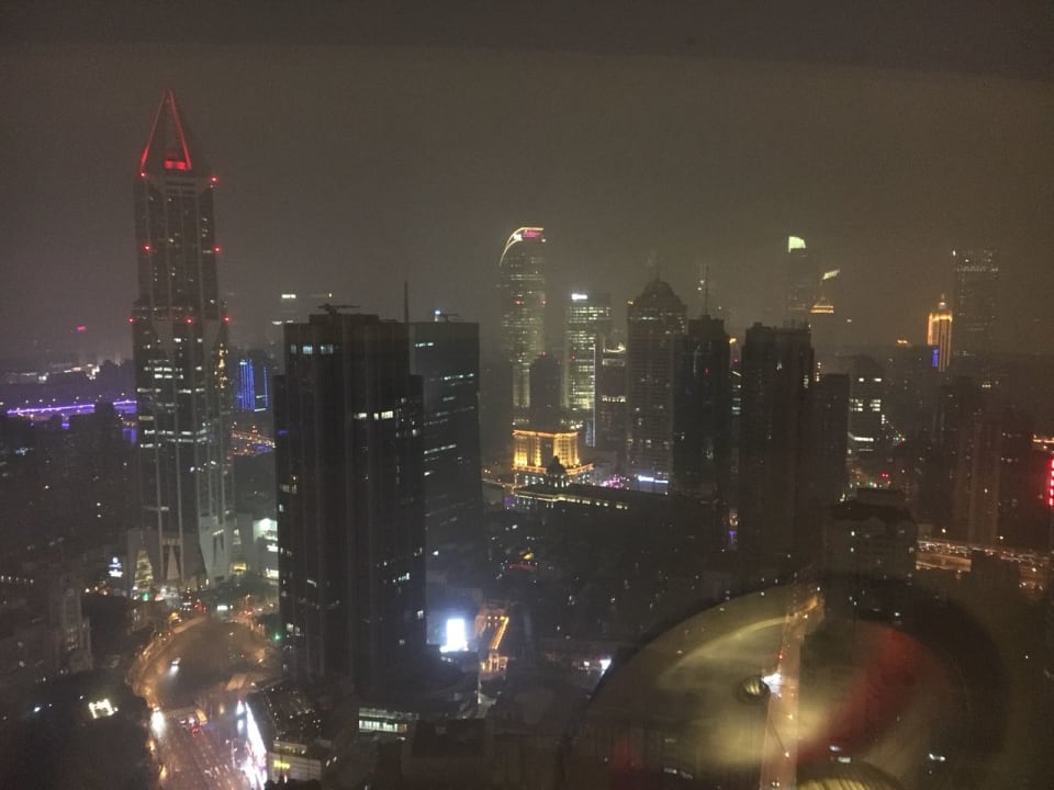 Ausblick Radisson Blu Hotel Shanghai New World
