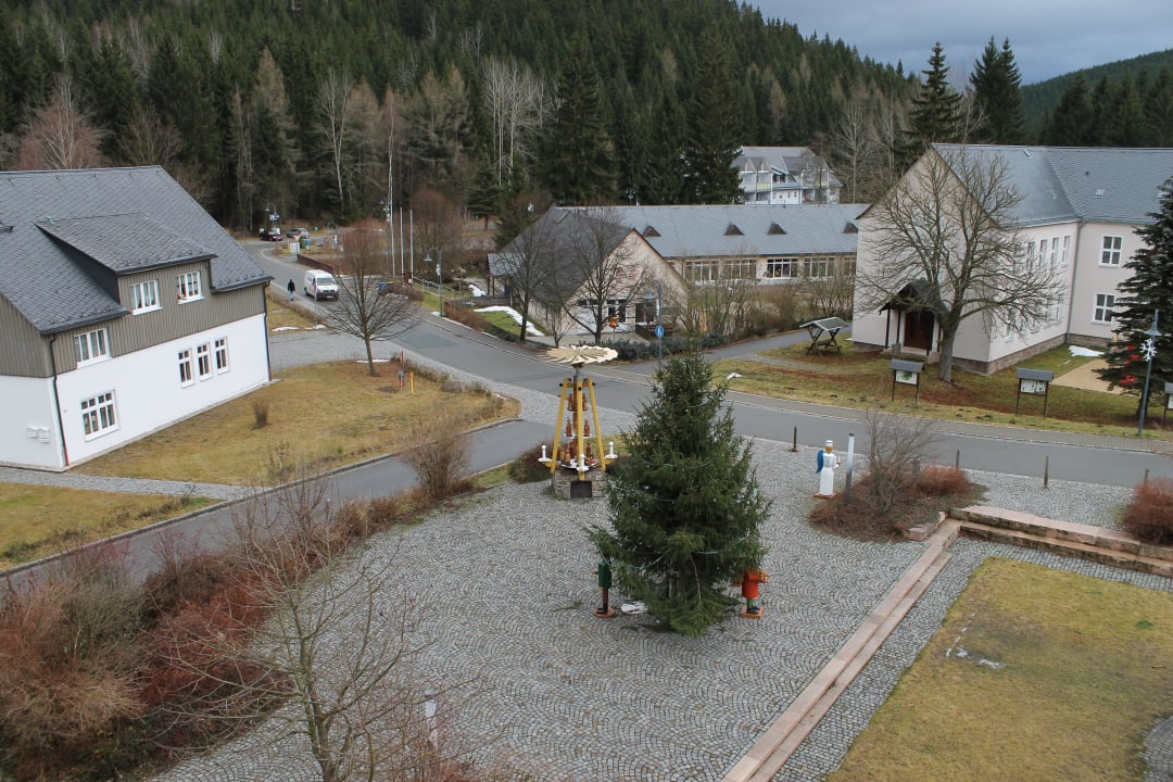 Blick vom Balkon Hotel Alte Schleiferei