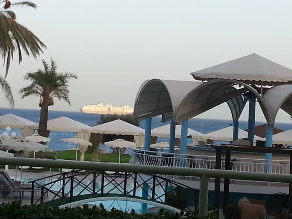 Ausblick vom Zimmer mit Terrasse Rodos Palladium Leisure & Wellness