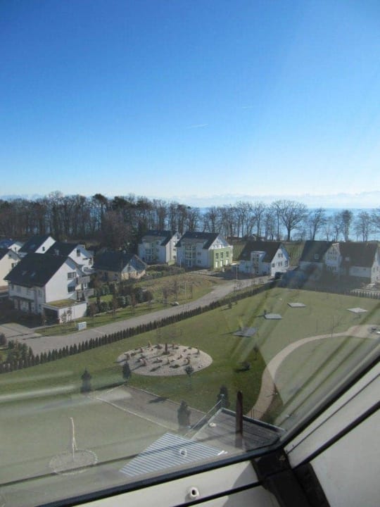 Blick vom Turmzimmer Richtung See Hotel Traube am See