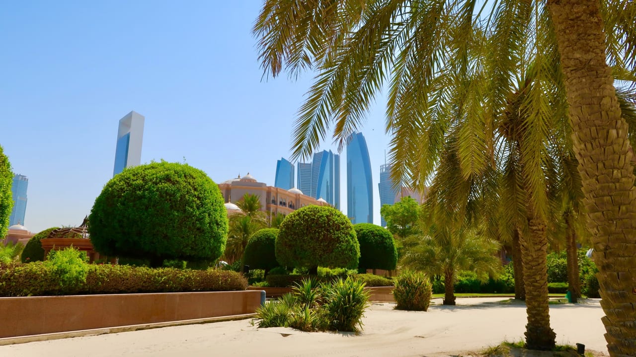Gartenanlage Emirates Palace Mandarin Oriental