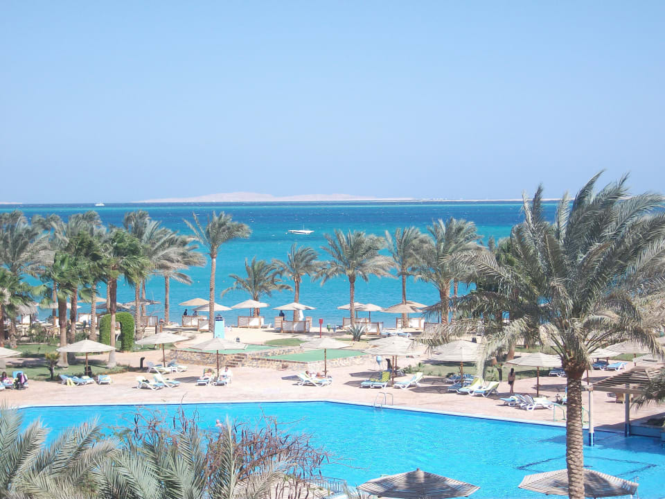 Blick von meinem Zimmer Continental Hotel Hurghada