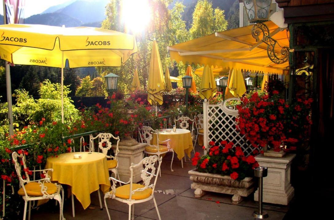 Freiterrasse am Hotel Hotel Schloss Fernsteinsee