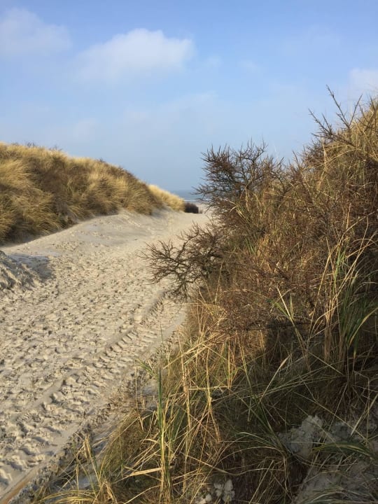 Weg zum Strand Hotel Juister Hof