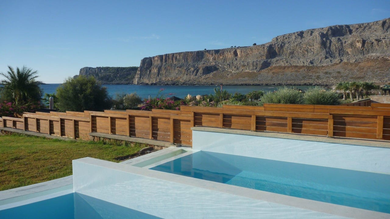 Ausblick vom Zimmer 912 Aquagrand Artistic Luxury Beach Resort - Adults only