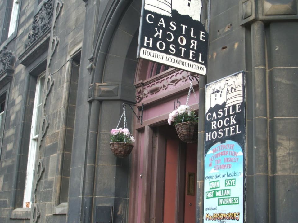 Eingang des Castle Rock Hostels Hostel Castle Rock