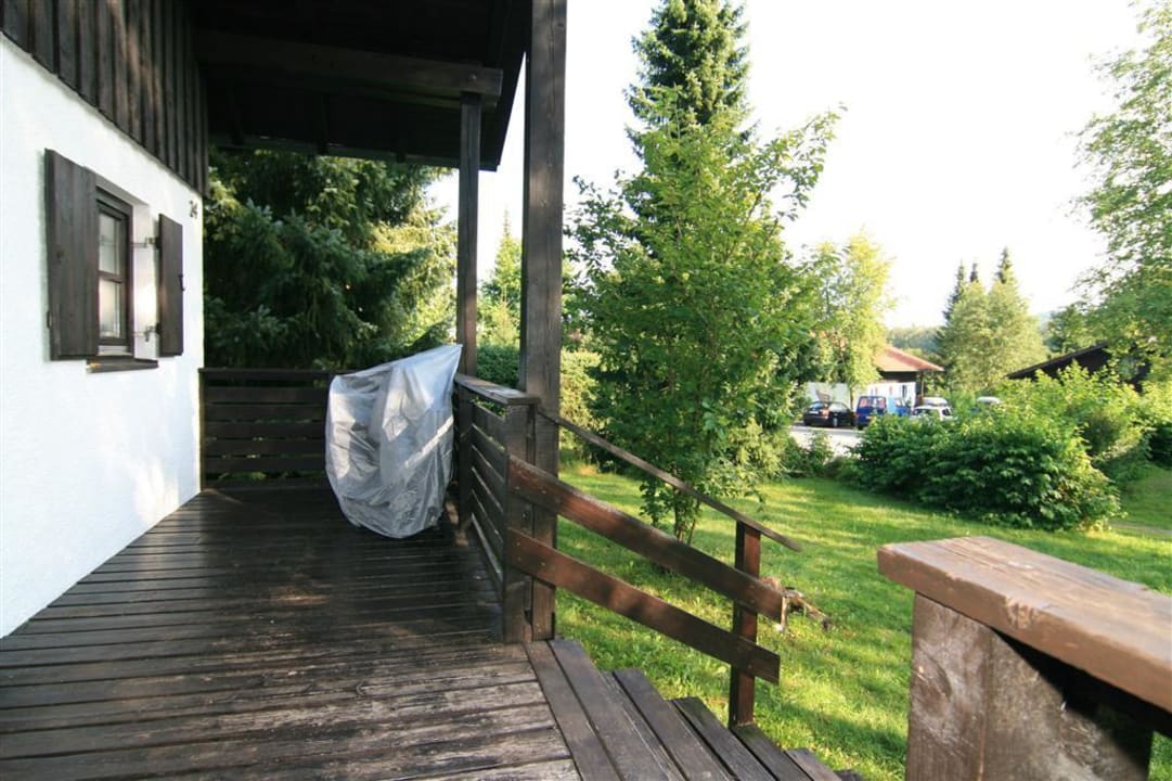 Terrasse Waldferiendorf Regen