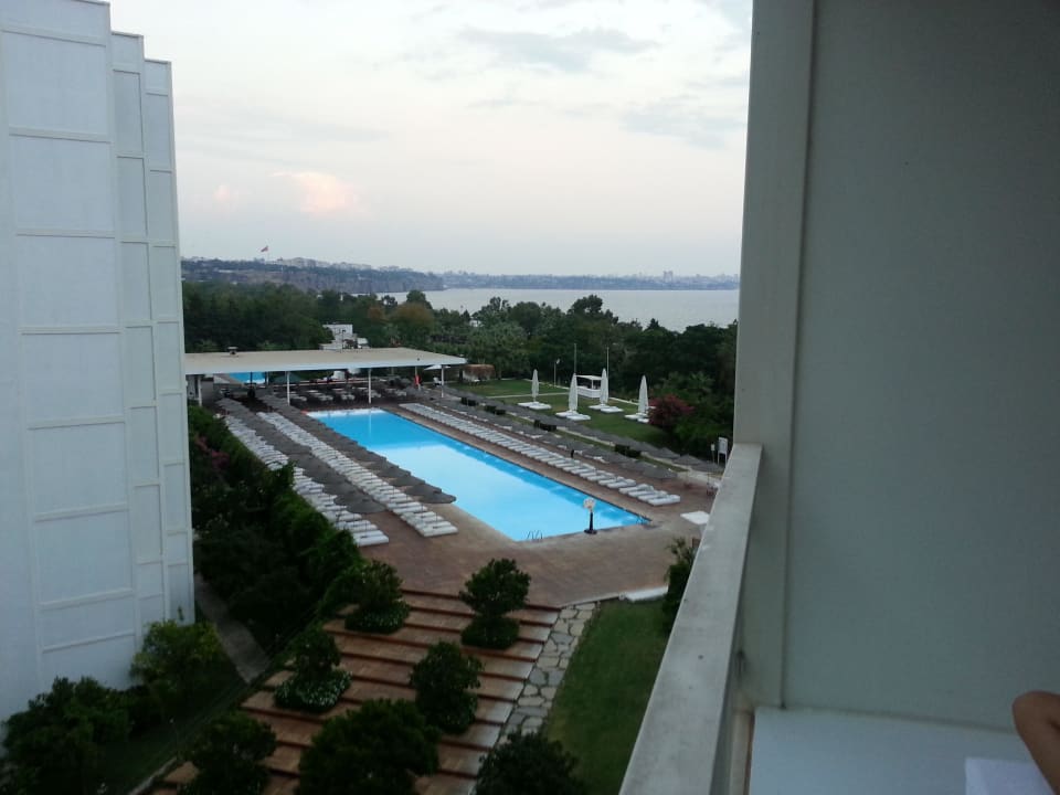 Von meinem Balkon aus. Hotel SU & Aqualand