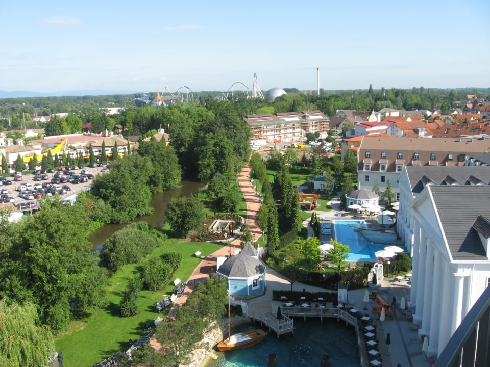 Vue du Bell Rock et sur Europa Park Hotel Bell Rock Europa-Park