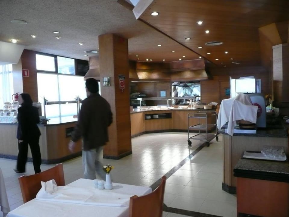 Das Restaurant / Buffet kurz vor dem schließen! Hotel Pabisa Chico