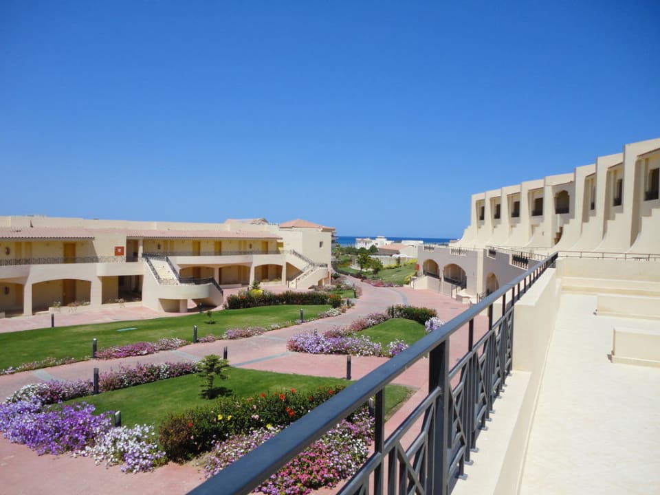 Ausblick vom Balkon Cleopatra Luxury Resort Makadi Bay