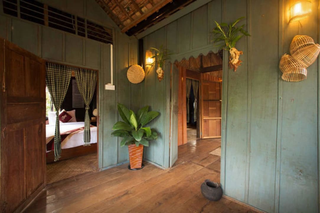 Interior View Old Khmer House 2