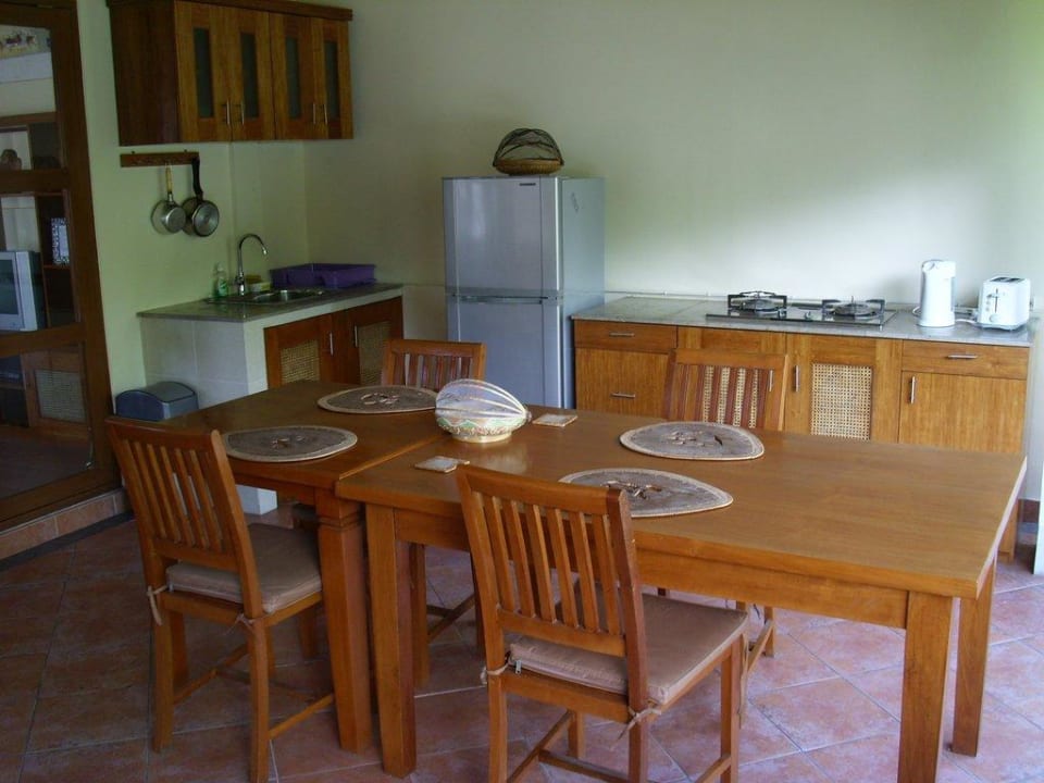 Die halboffene Küche Villa Puri Ayu