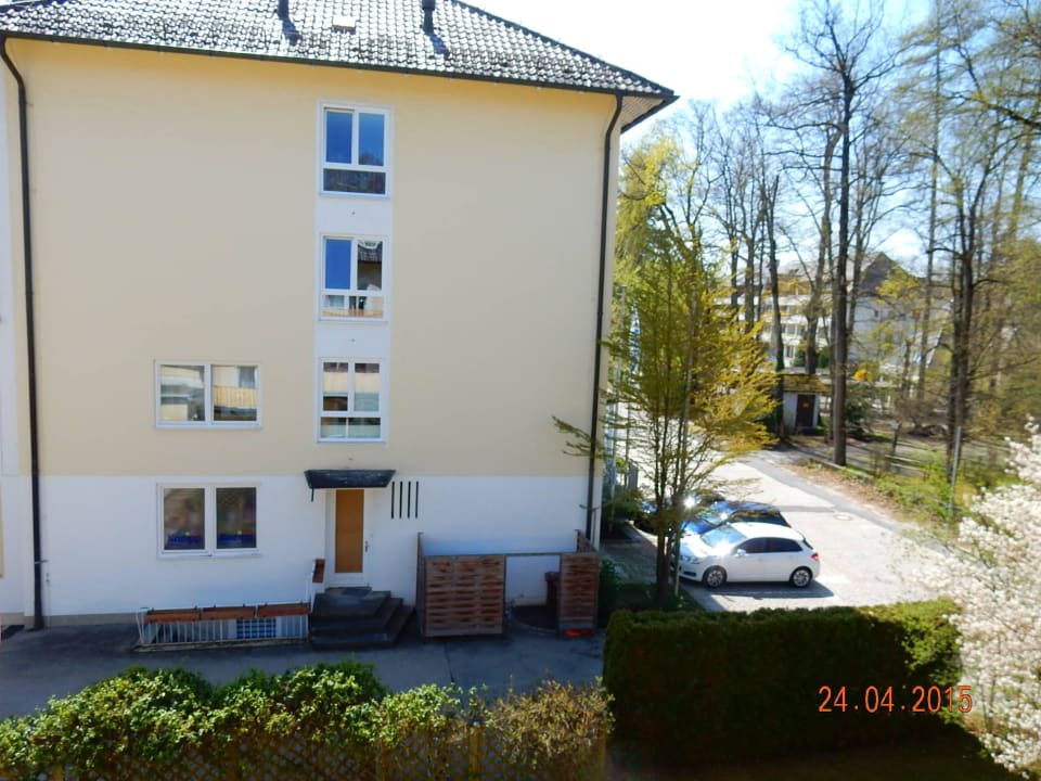 Aus dem Fenster Kneipp-Bund Hotel in Bad Wörishofen