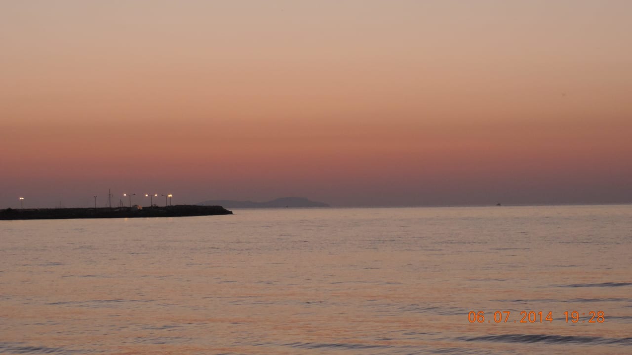 Blick vom Strand Hotel Angela Beach