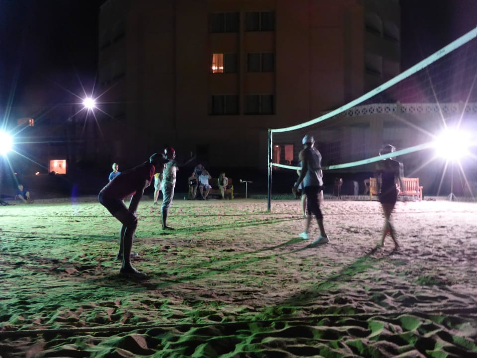 Volleyballturnier bei Flutlicht Beach Albatros Resort