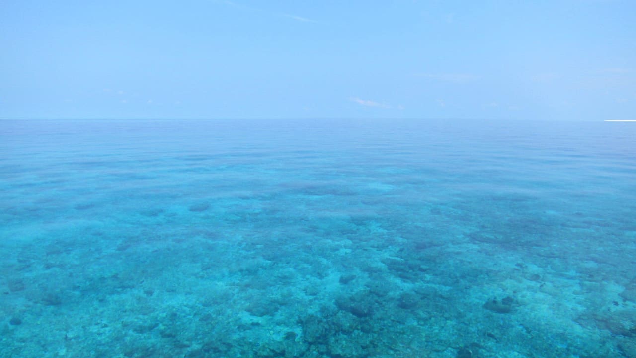 Das Wasser türkisblau Kuredu Island Resort & Spa