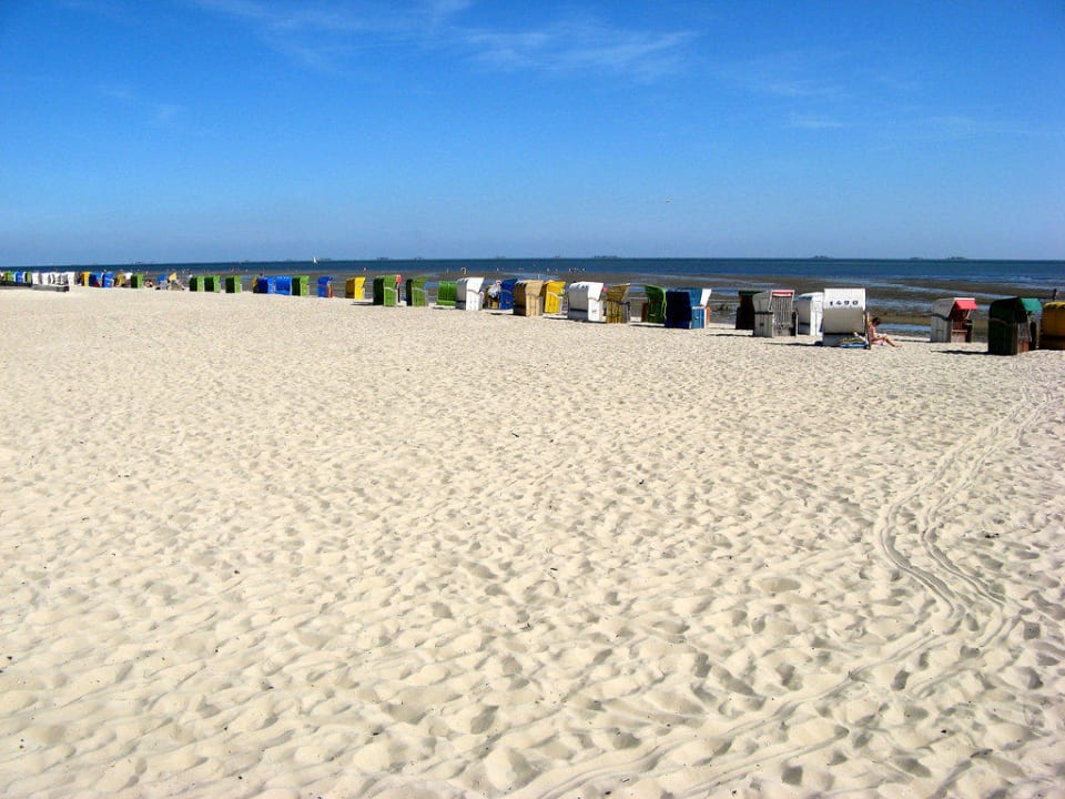 Der wunderschöne Strand am Haus Halligblick, FeWo Nr. 10