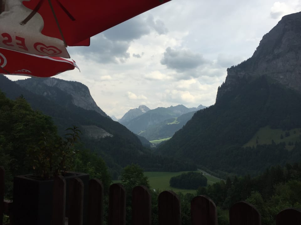 Ausblick Hotel Elisabeth Schoppernau