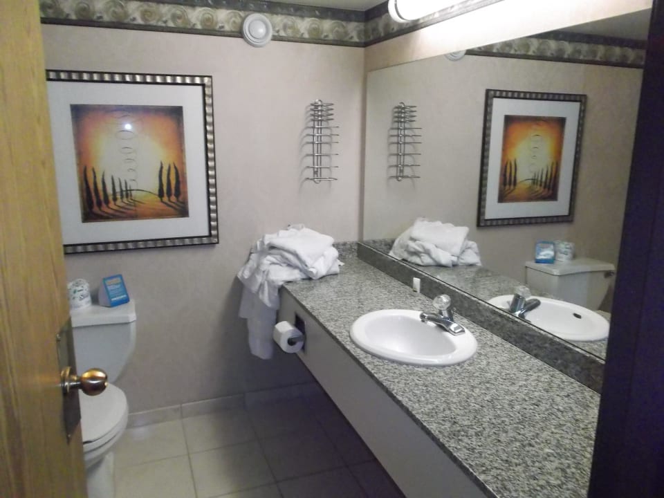 Badezimmer mit Granitablage Hotel Circus Circus