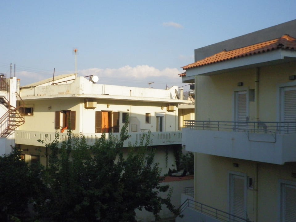 Ausblick vom Balkon Dimitrios Beach Hotel