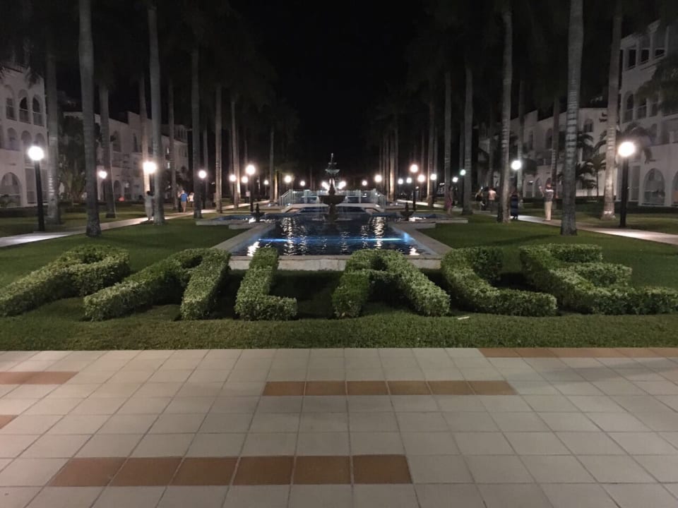 Gartenanlage Hotel Riu Palace Mexico