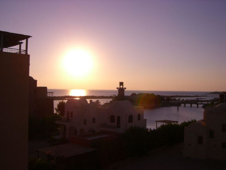 Sonnenaufgang vom Zimmer aus Hotel Three Corners Ocean View prestige - Adults only