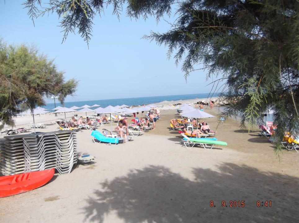 Blick von Strasse Hotel Aphrodite Beach Club
