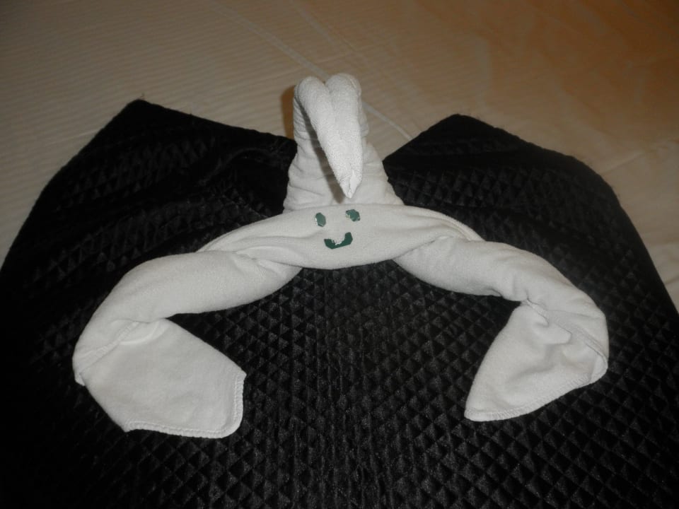 Deko am Bett Hotel Delphin Imperial