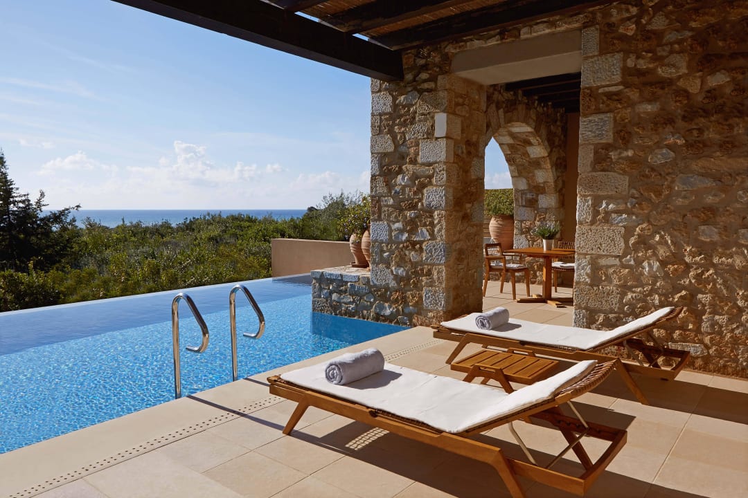 Premium Infinity Suite terrace The Westin Resort Costa Navarino